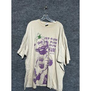 Jeff Dunham Peanut Shirt Mens 3XL Beige Graphic Tee Gildan Comedy Stand Up